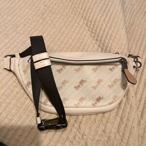 Coach Cream and Tan fanny